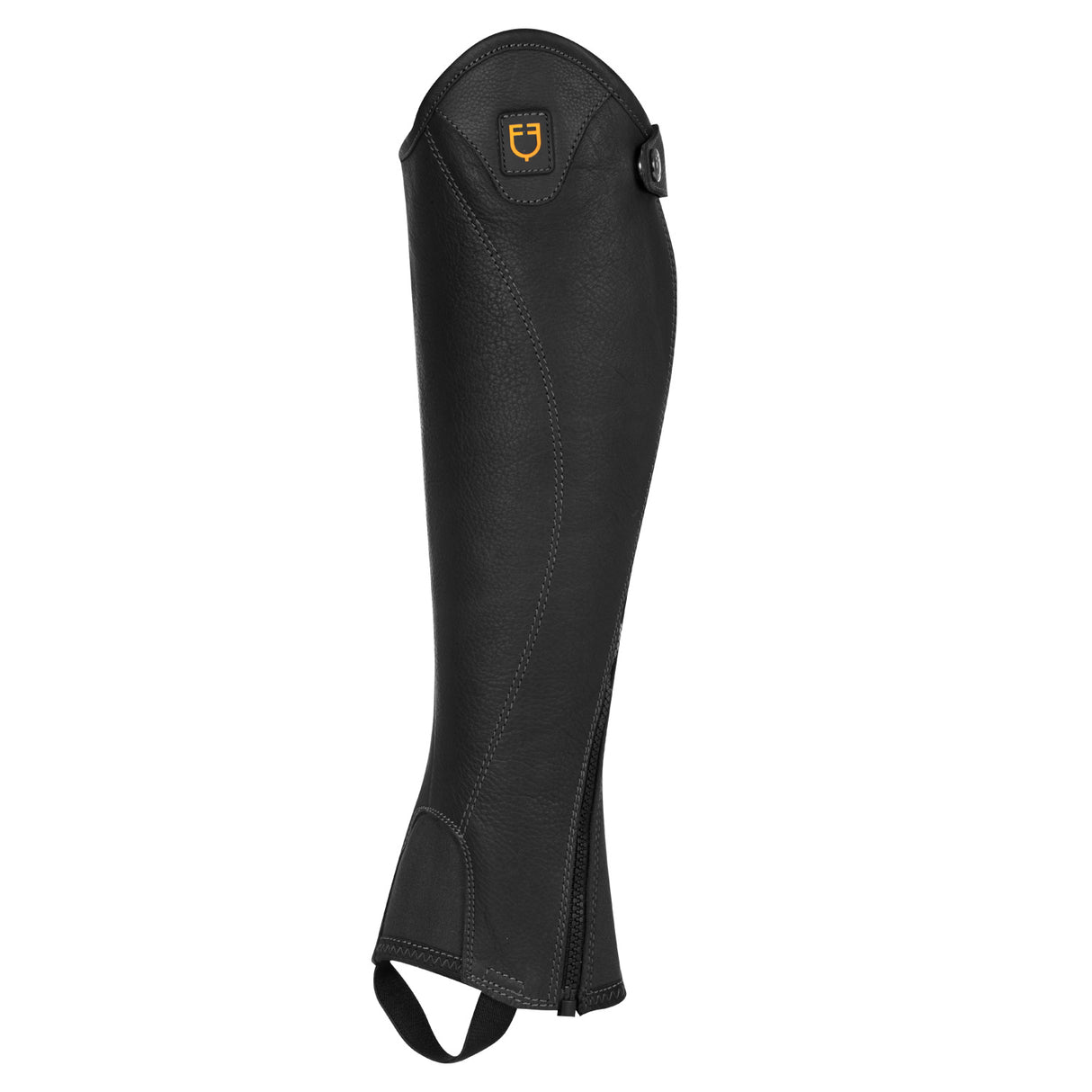 Ghette unisex in morbido cuoio con cerniera laterale Equestro