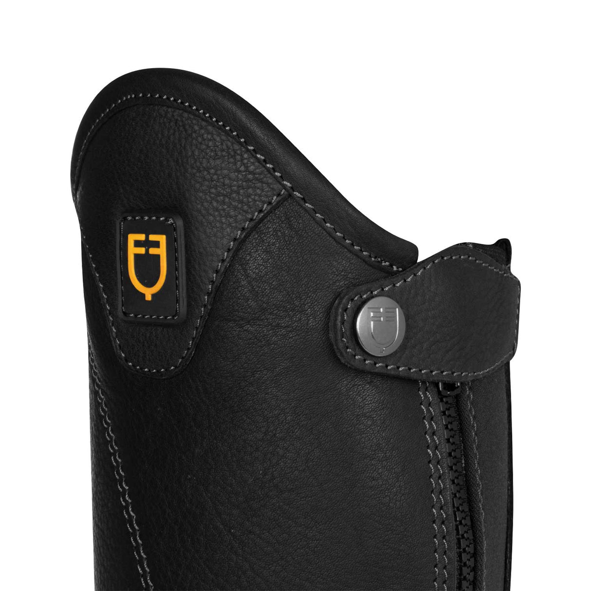 Ghette unisex in morbido cuoio con cerniera laterale Equestro