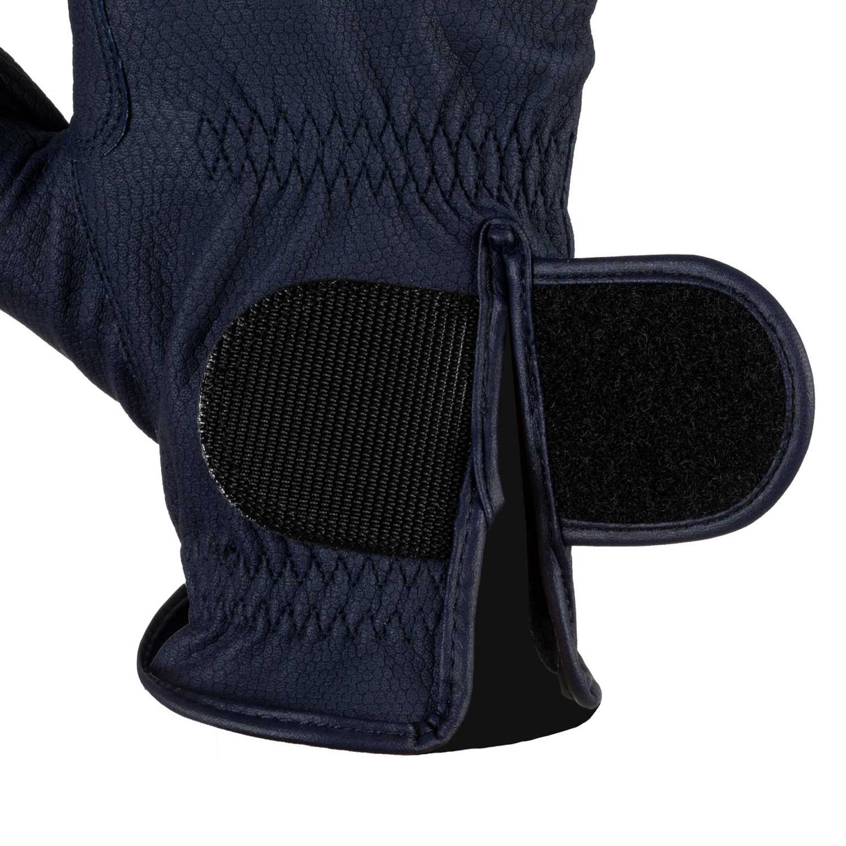 Guanti unisex in pelle sintetica con chiusura a strappo Equestro