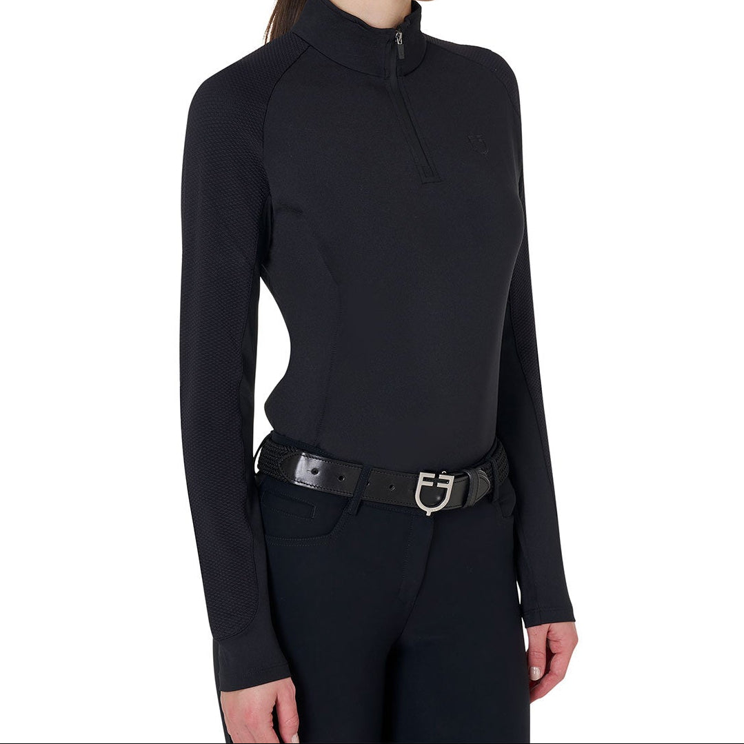 Base layer bambina slim fit manica lunga Equestro