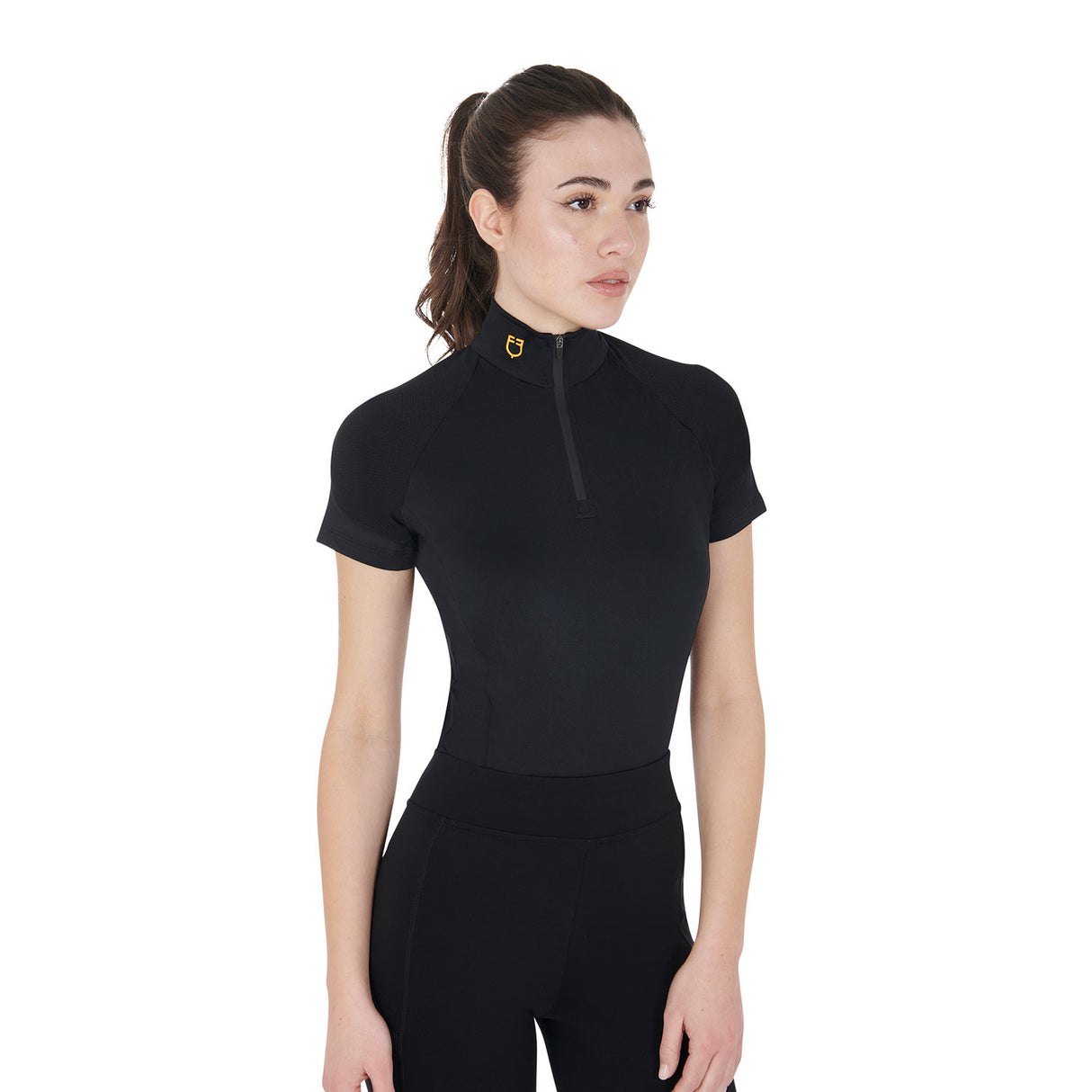 Base layer donna slim fit mezza manica Equestro