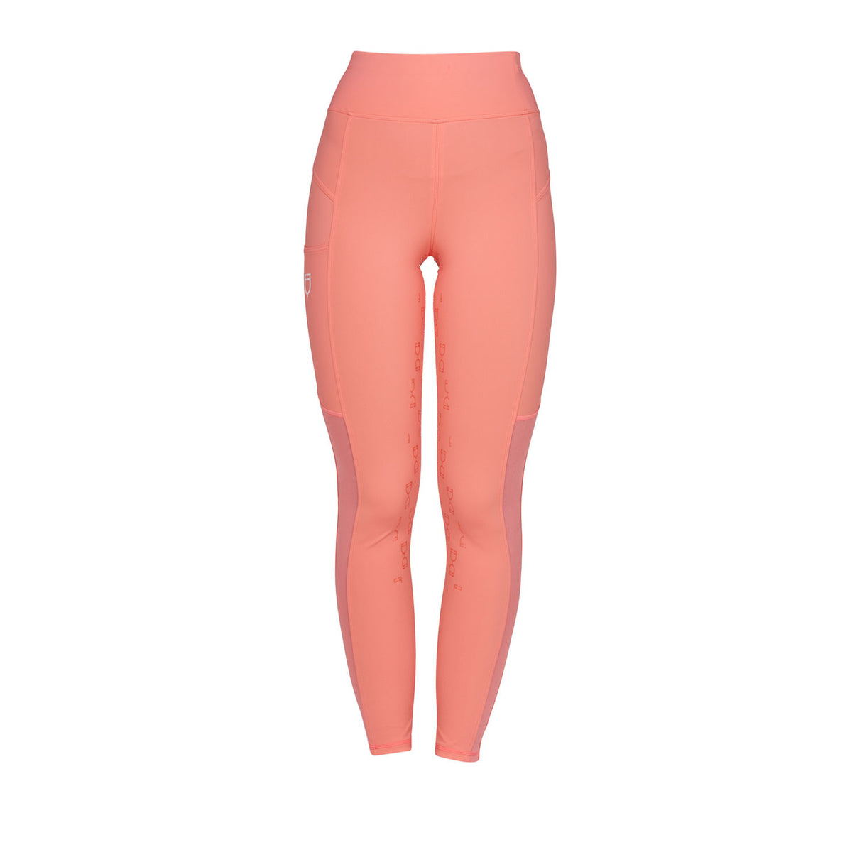 Leggings donna slim fit inserti micro mesh Equestro