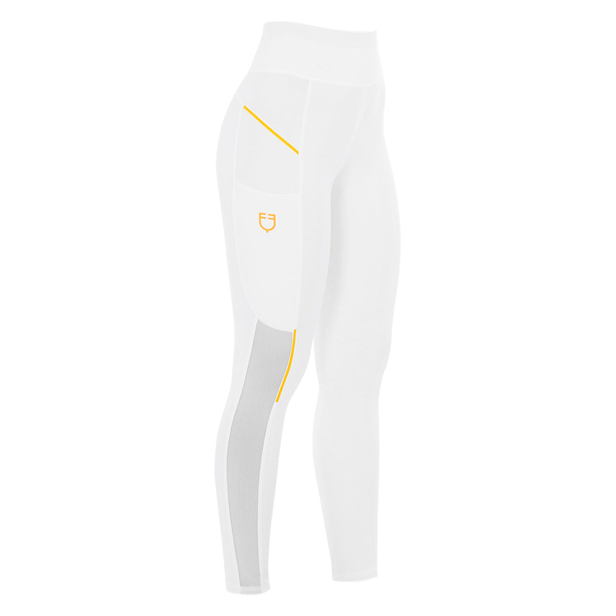 Leggings donna slim fit inserti micro mesh Equestro