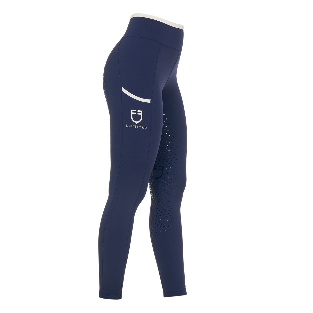 Leggings donna con decorazioni perforate Equestro