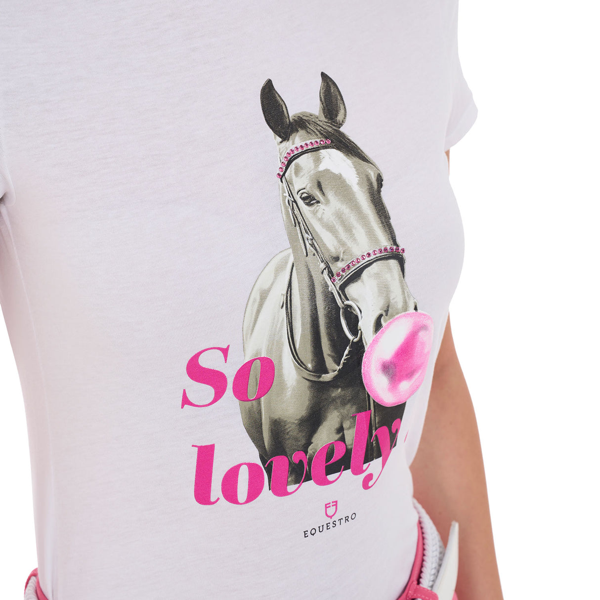 T-shirt donna So Lovely in cotone Equestro