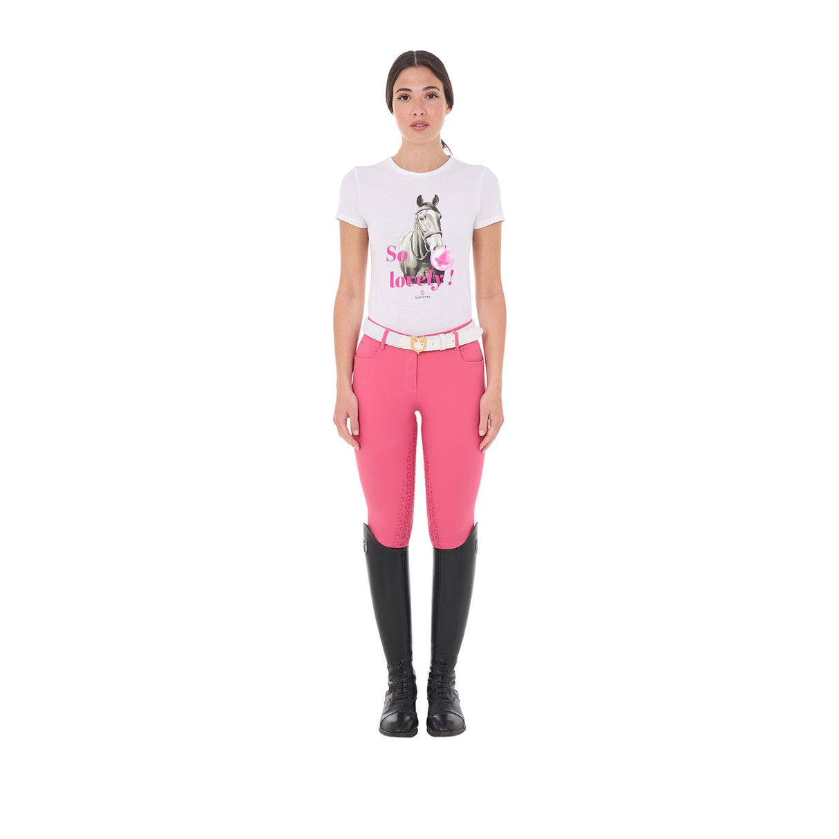 T-shirt donna So Lovely in cotone Equestro