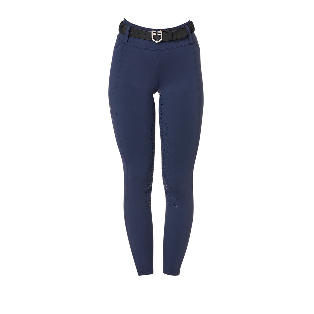 Leggings donna a vita alta con passanti Equestro
