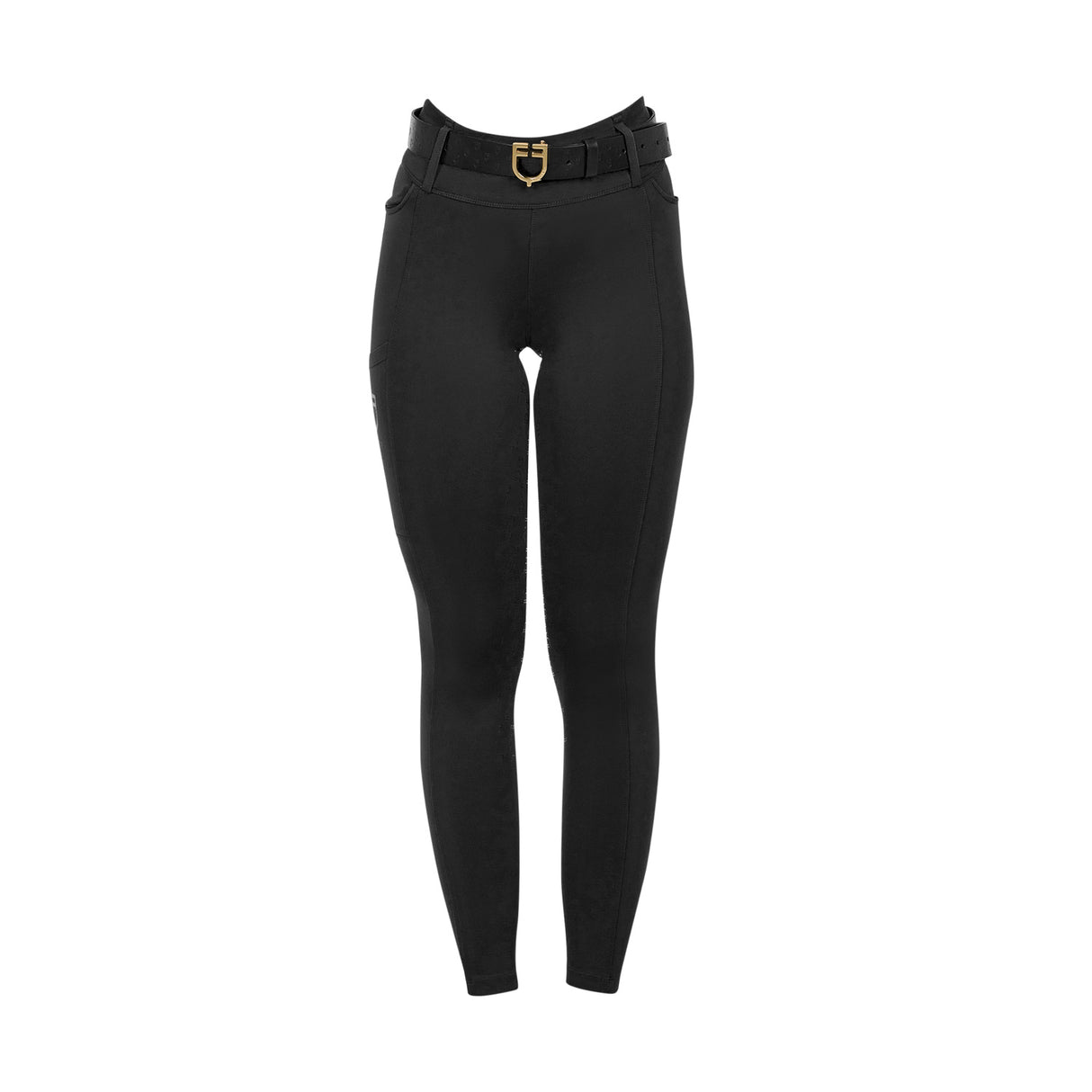 Leggings donna a vita alta con passanti Equestro