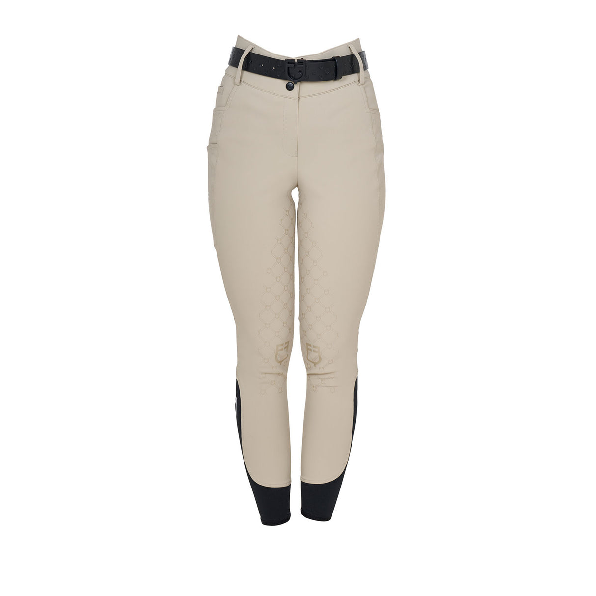 Pantaloni donna a vita alta monogram Equestro