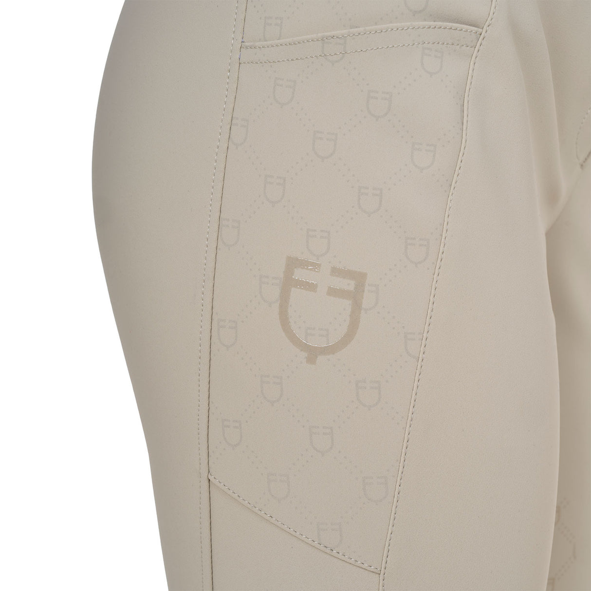 Pantaloni donna a vita alta monogram Equestro