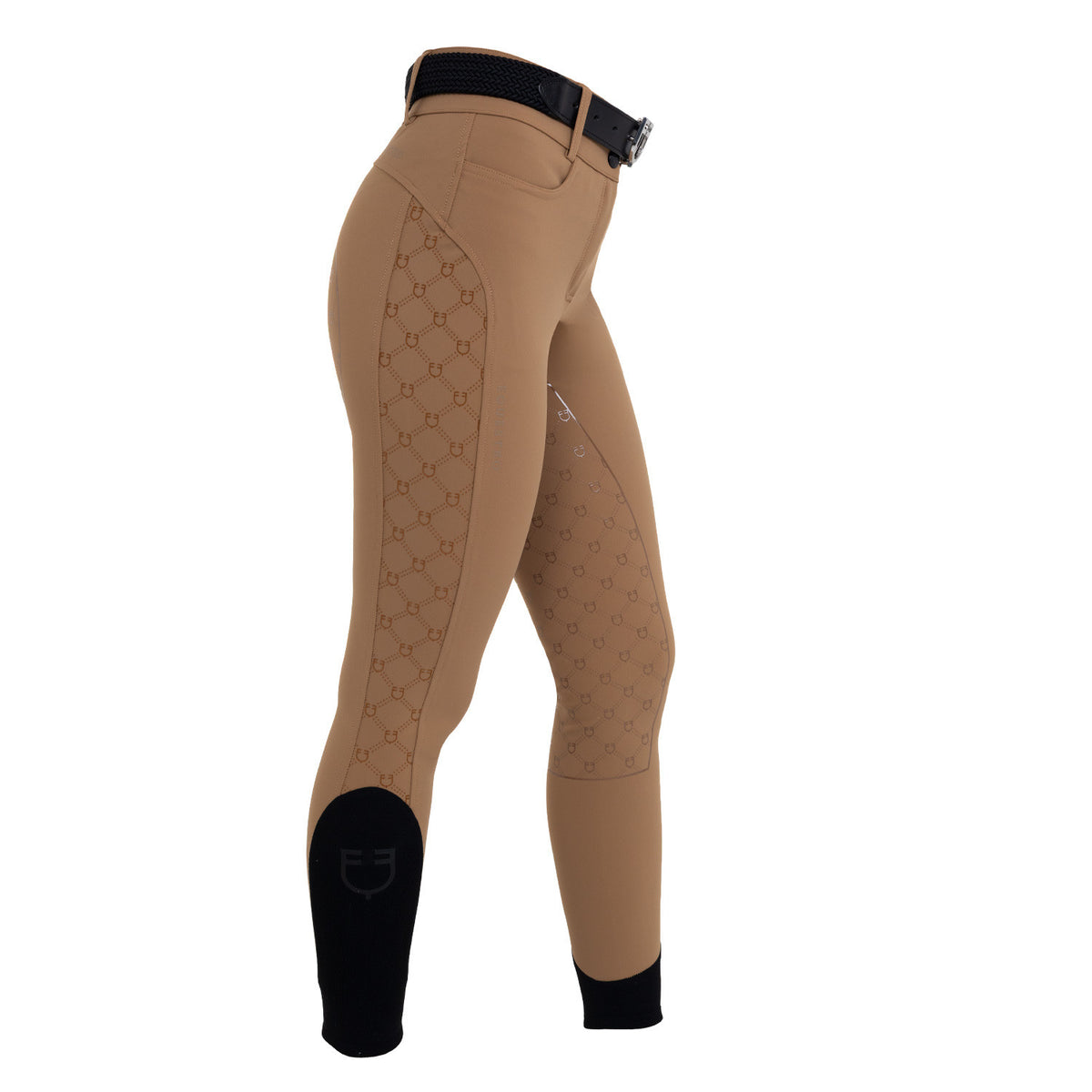 Pantaloni donna vita alta full grip monogram Equestro