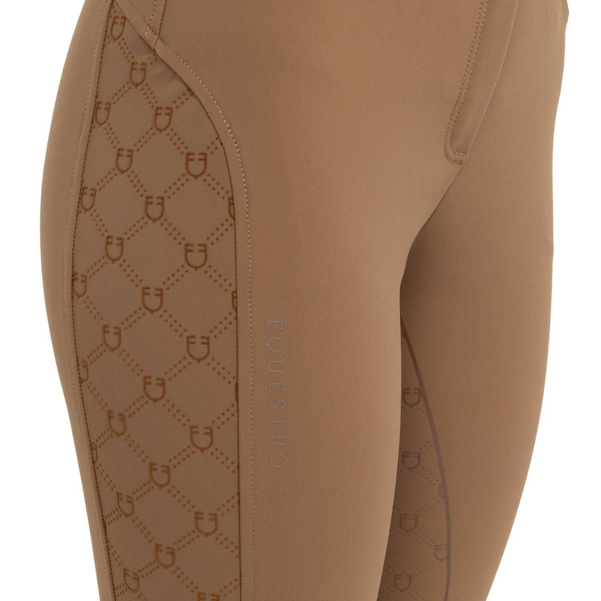 Pantaloni donna vita alta full grip monogram Equestro