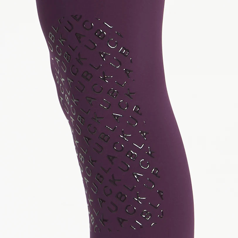 Leggings donna grip al ginocchio EMERALD Ublack burgundy