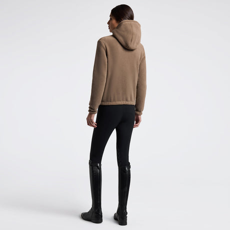 Felpa con Cappuccio da Donna Cavalleria Toscana in Fleece Tecnico