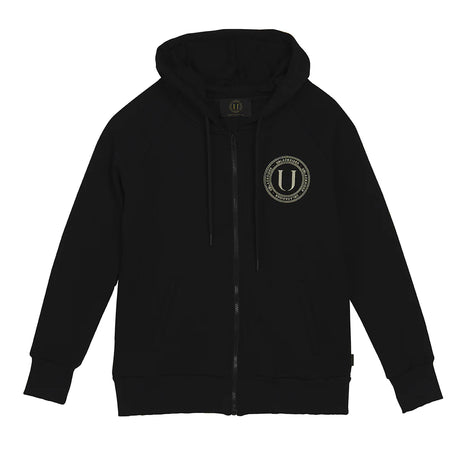 Felpa cappuccio con zip donna TOPAZ Ublack