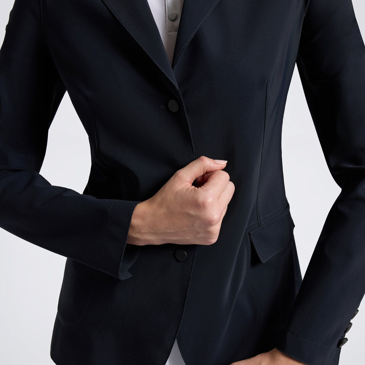 Giacca da Competizione taglio vivo da Donna Cavalleria Toscana con bottoni blu