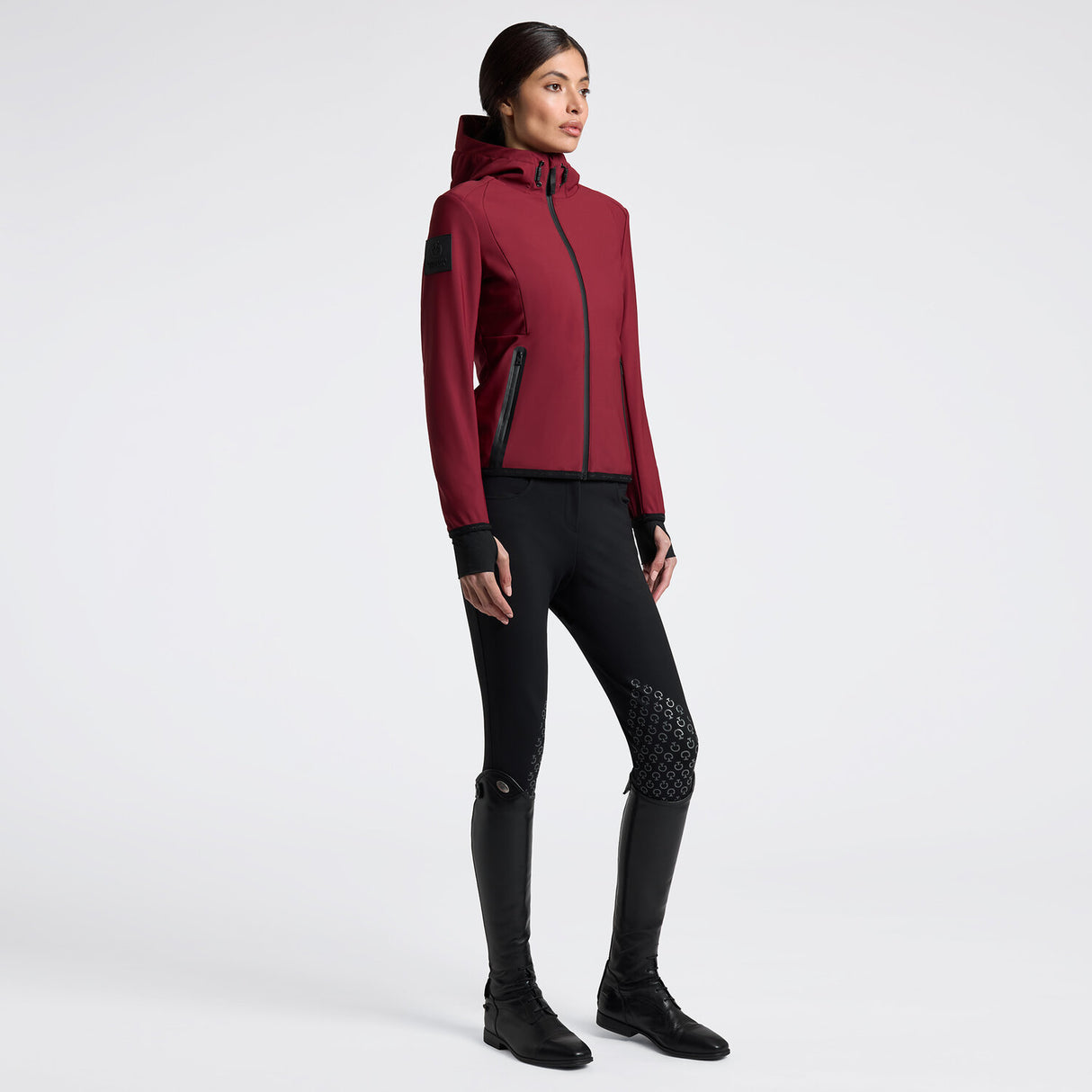 Giacca Softshell Termica da Donna Cavalleria Toscana con Cappuccio