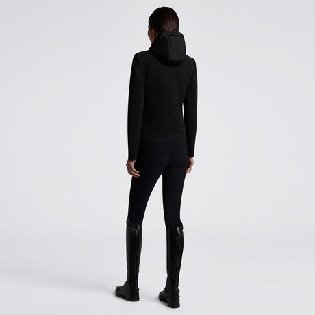 Giacca da Donna Cavalleria Toscana con Cappuccio in Nylon e Maniche in Maglia Tecnica