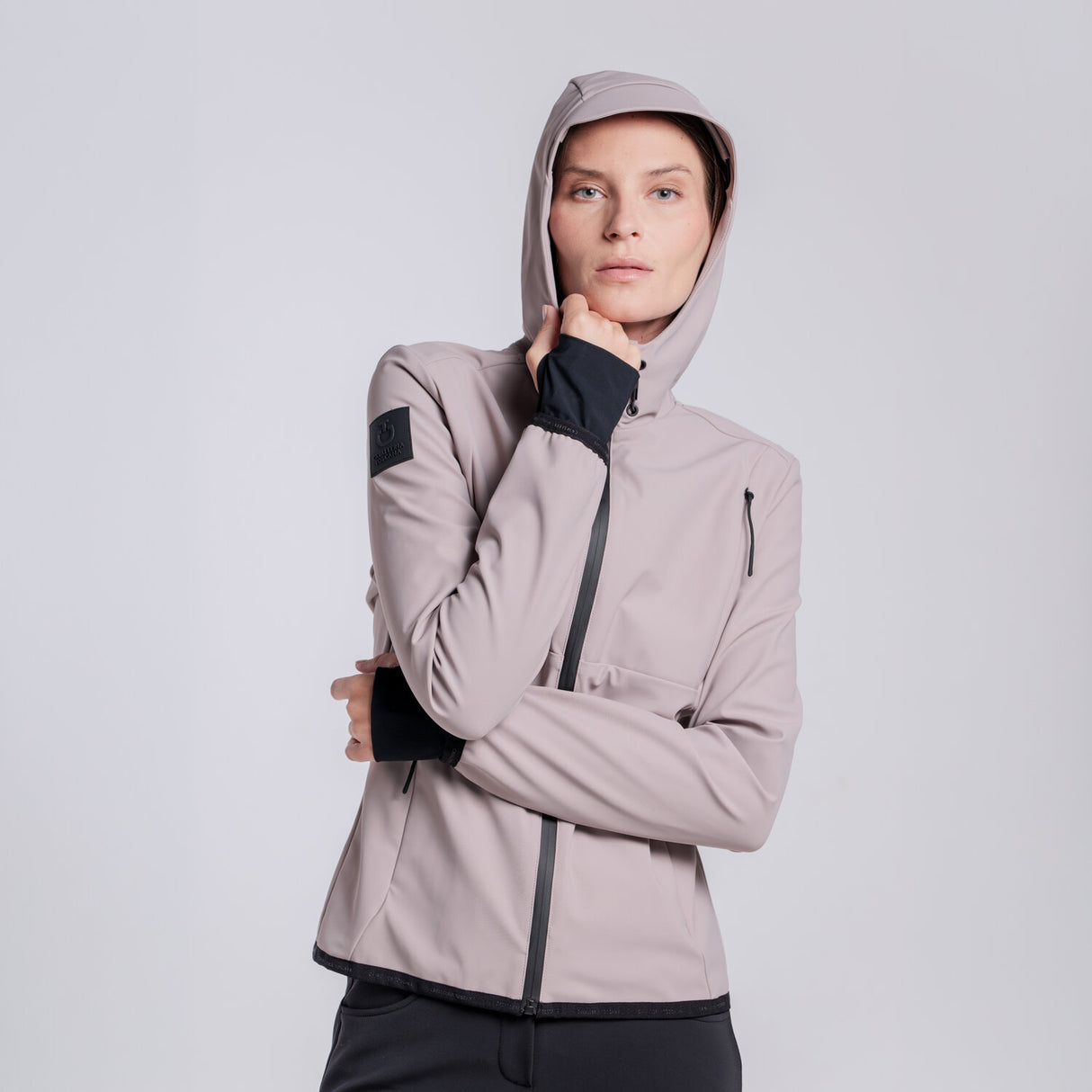SOFTSHELL CON CAPPUCCIO DA DONNA Cavalleria Toscana