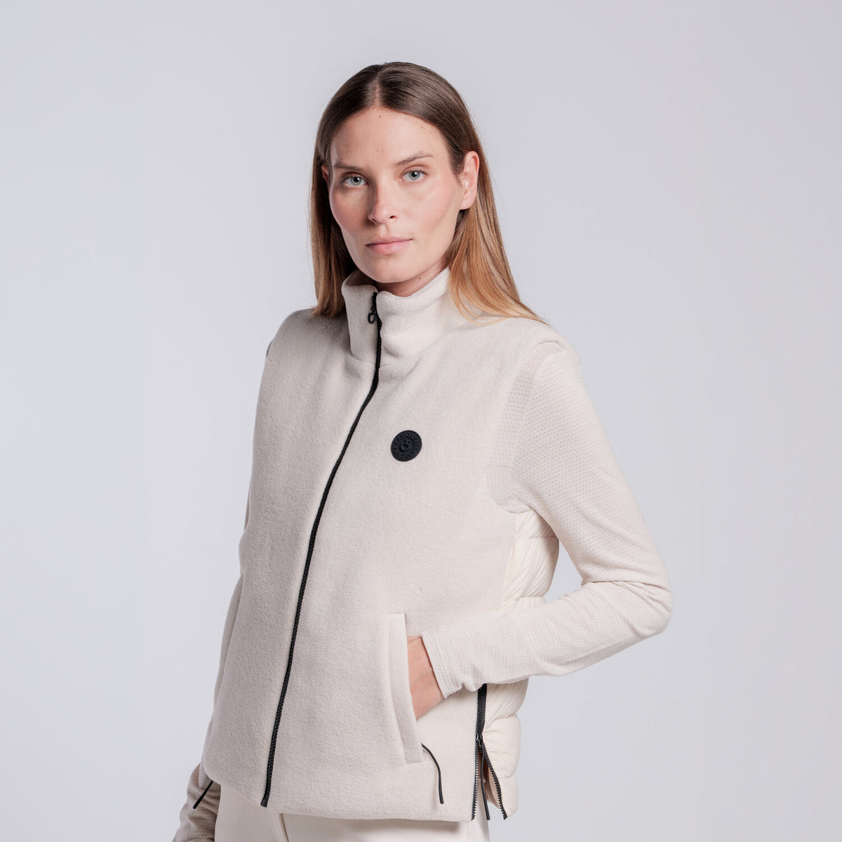 GILET IN PILE CON ZIP DA DONNA Cavalleria Toscana