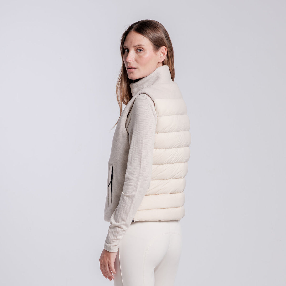 GILET IN PILE CON ZIP DA DONNA Cavalleria Toscana
