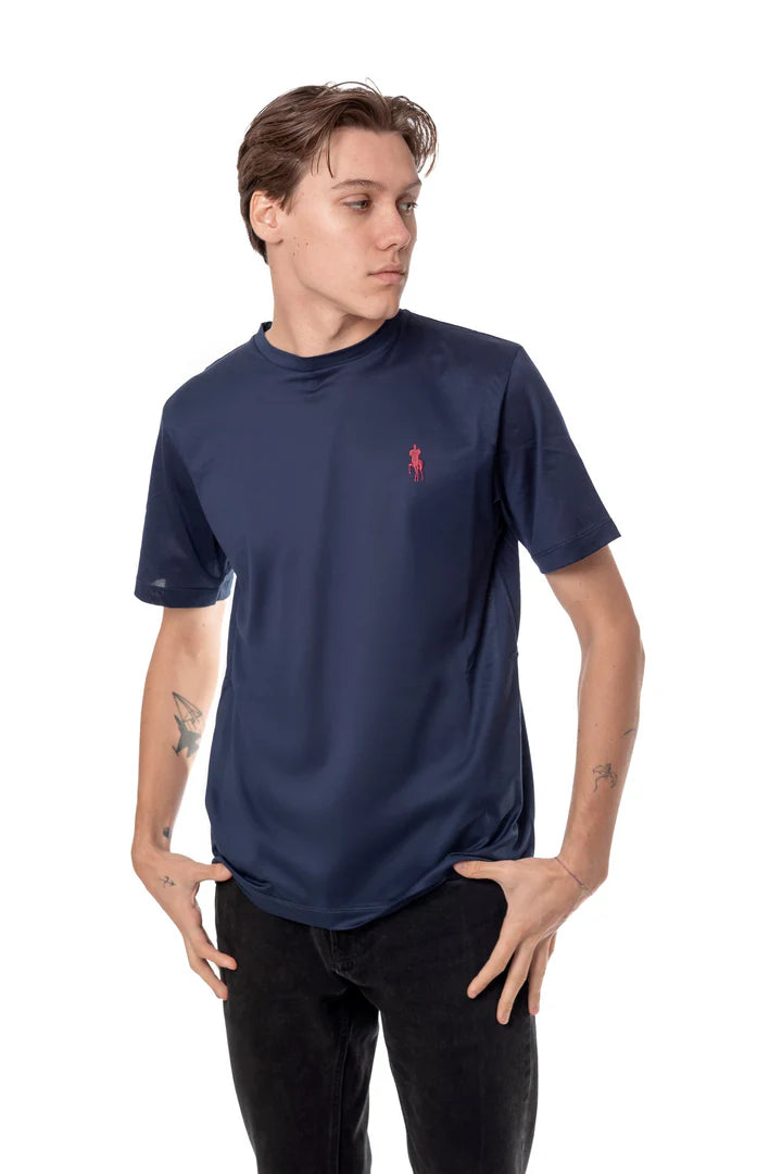 T-shirt stampata blu navy - Collezione Pompei ITC