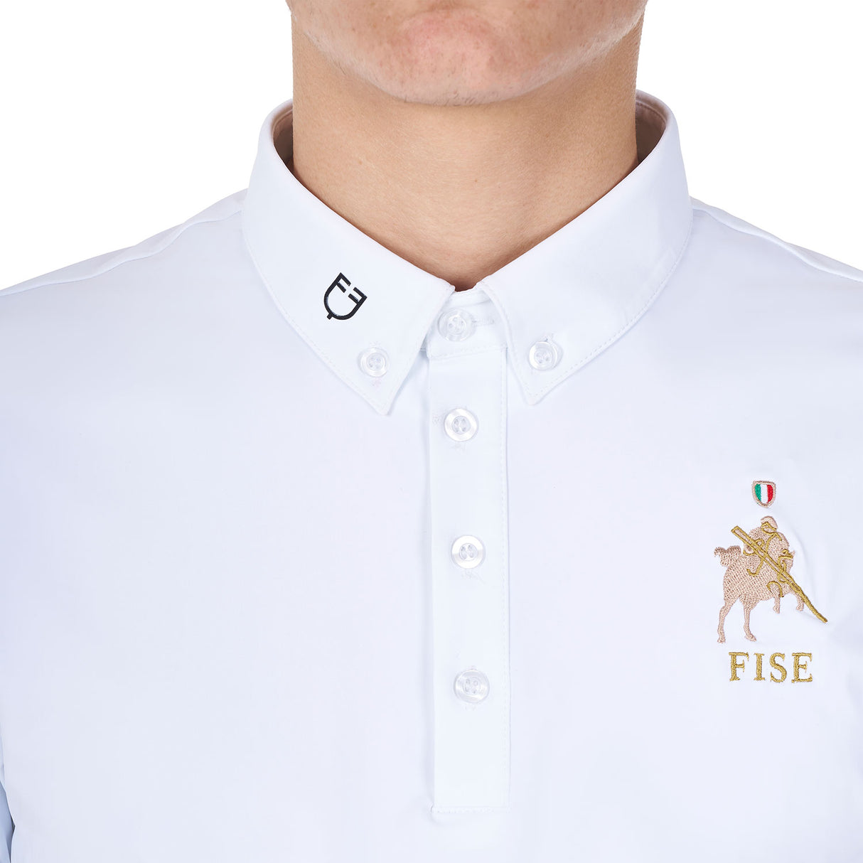 Polo uomo da concorso Equestro X FISE
