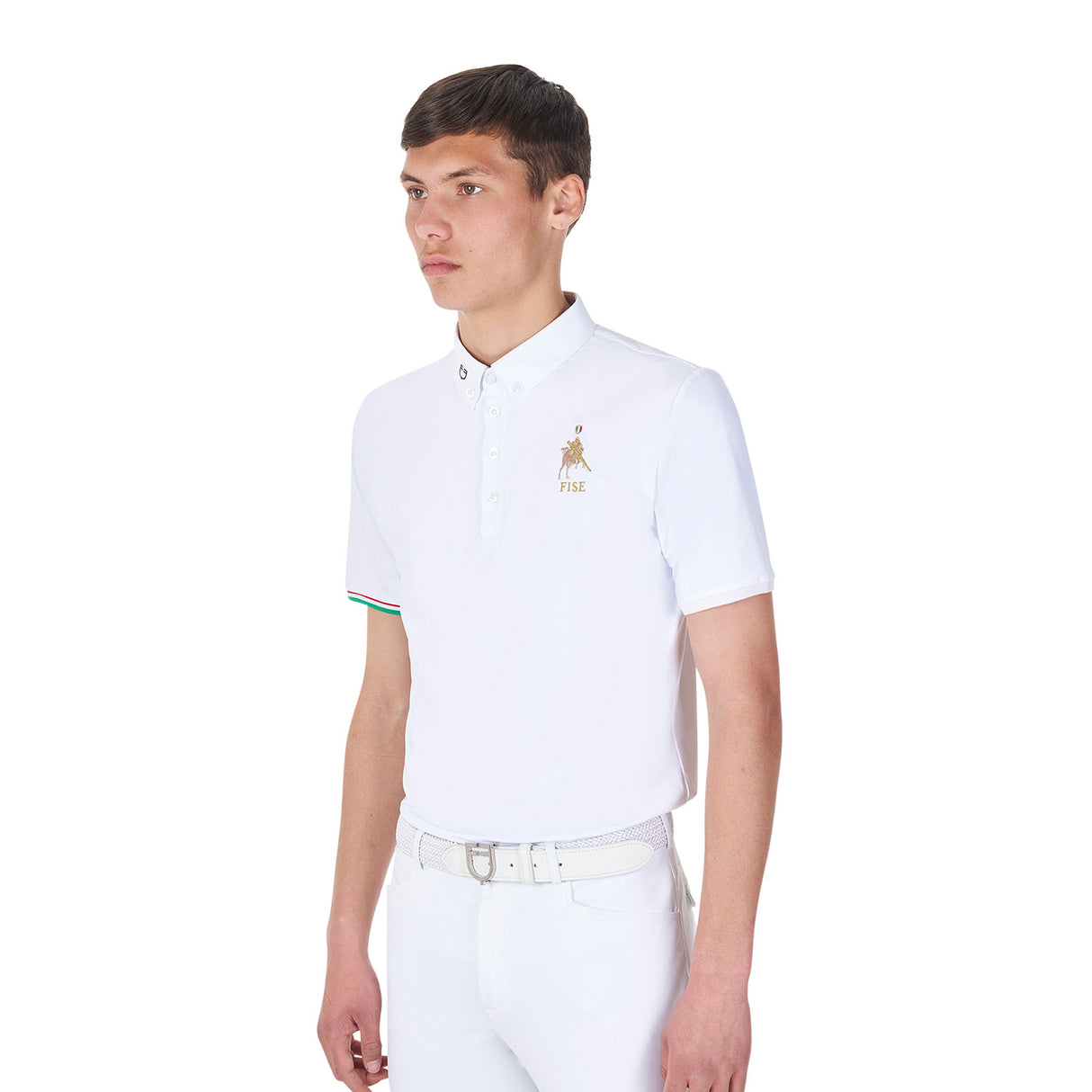Polo uomo da concorso Equestro X FISE