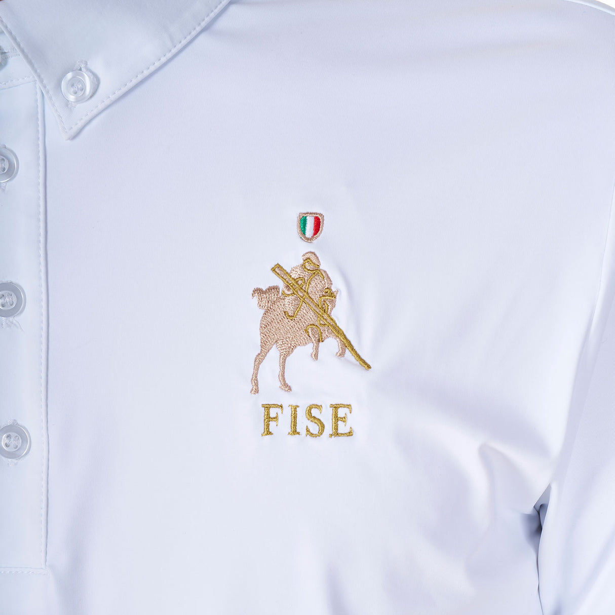 Polo uomo da concorso Equestro X FISE