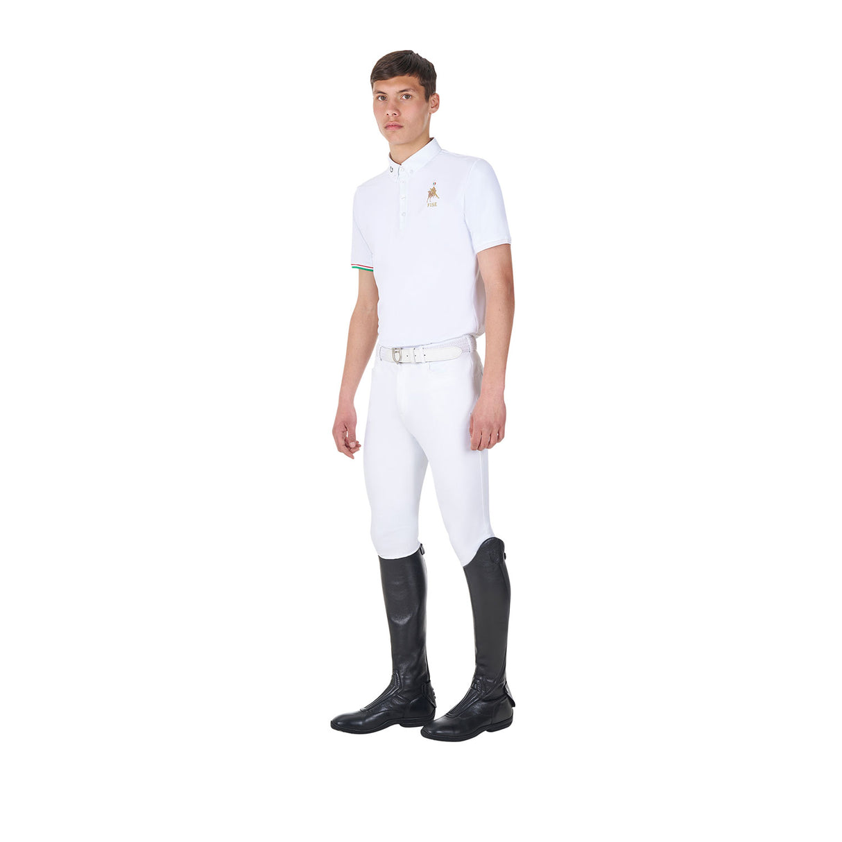 Polo uomo da concorso Equestro X FISE