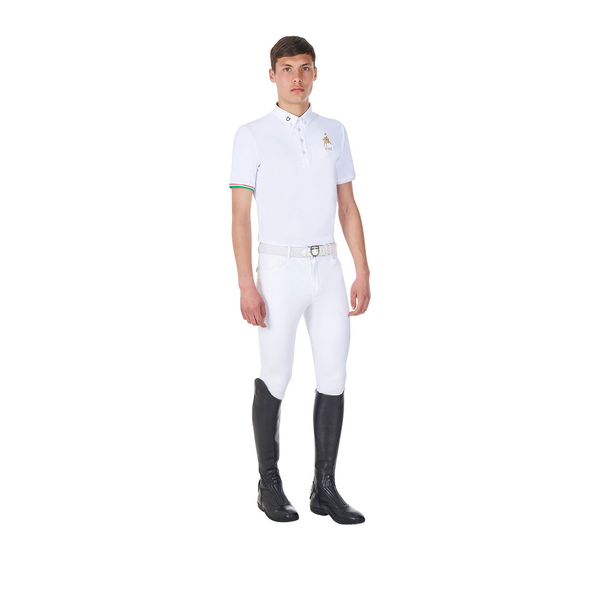 Polo uomo da concorso Equestro X FISE