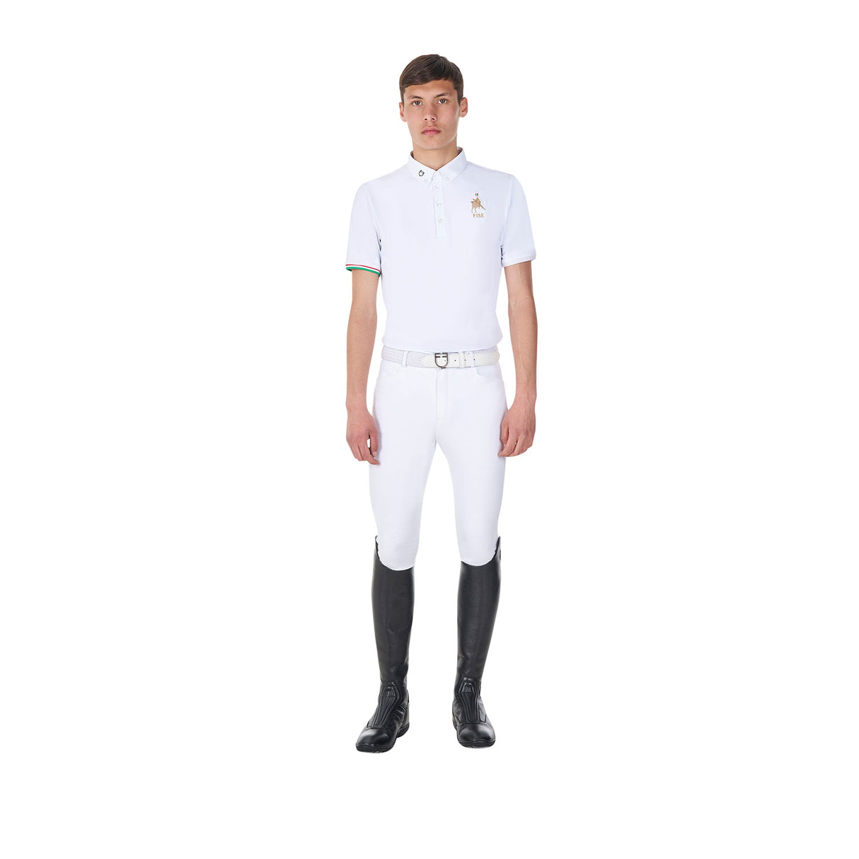 Polo uomo da concorso Equestro X FISE
