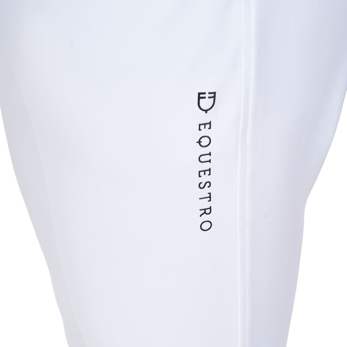 Pantaloni uomo grip ginocchio Equestro X FISE bianco
