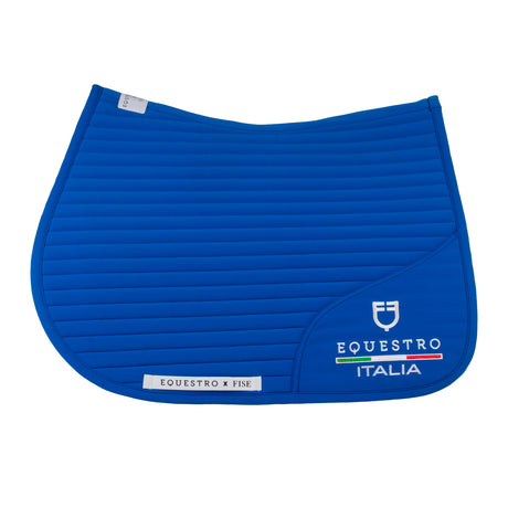 Sottosella salto Equestro X Fise trapuntatura orizzontale e logo ricamato