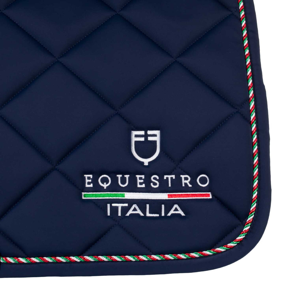 Sottosella salto piping tricolore Equestro x Fise