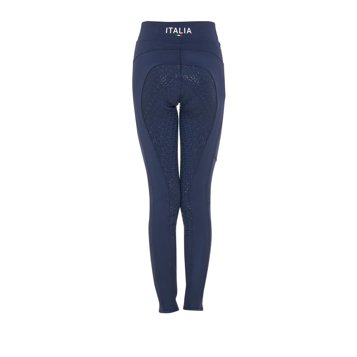 Leggings bambina slim fit full grip Equestro X FISE navy blazer
