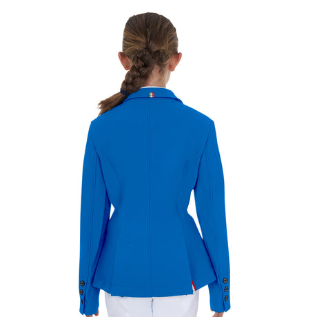 Giacca unisex bambini da concorso tre bottoni Equestro x Fise