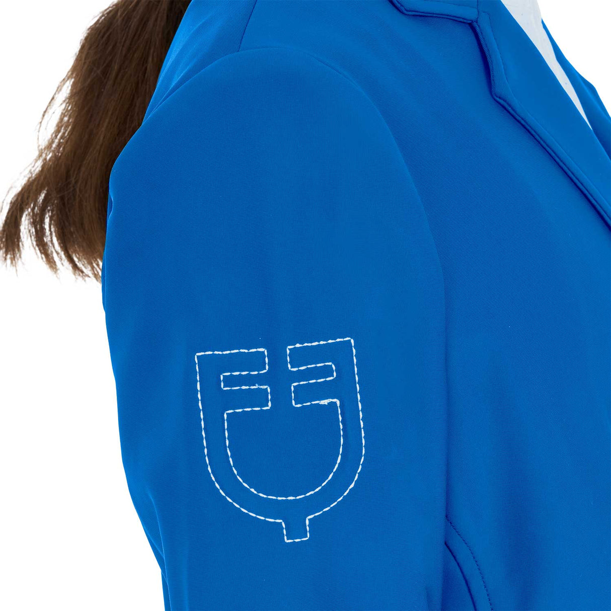 Giacca unisex bambini da concorso tre bottoni Equestro x Fise