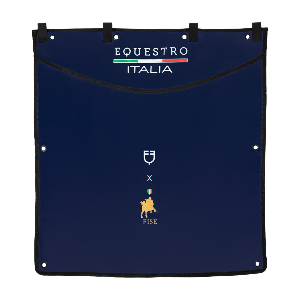 Tenda box lunga logo ricamato Equestro X FISE