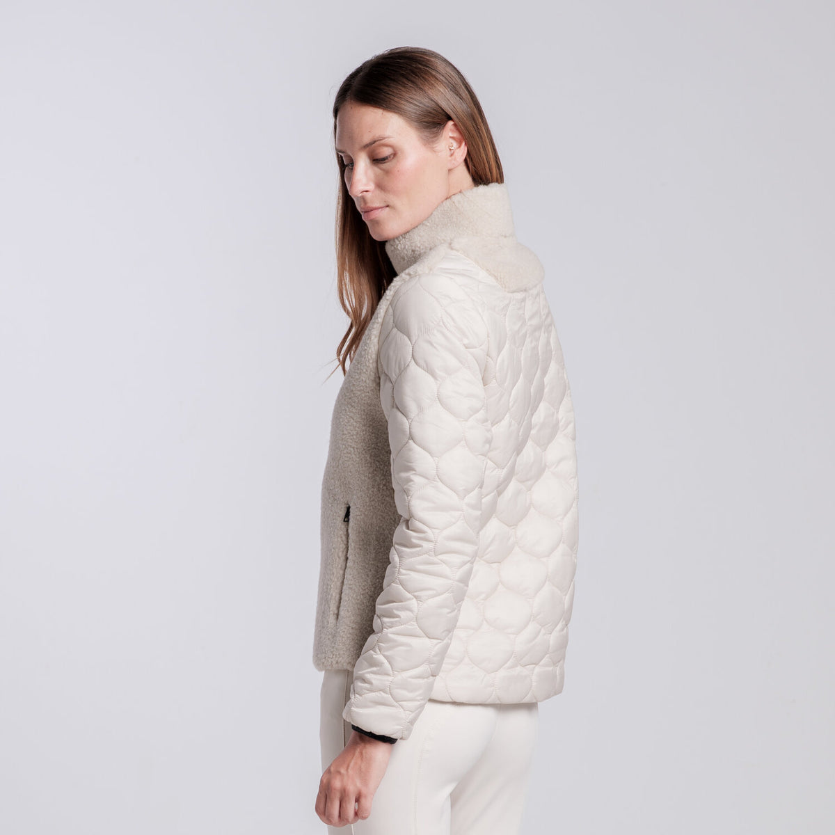 MAGLIA IN PILE TEDDY CON ZIP DA DONNA Cavalleria Toscana