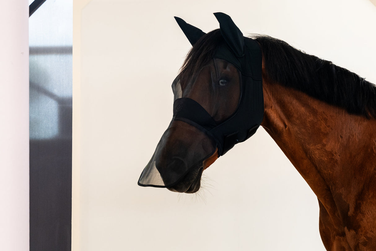 Maschera antimosche corta per cavallo Cavalleria Toscana