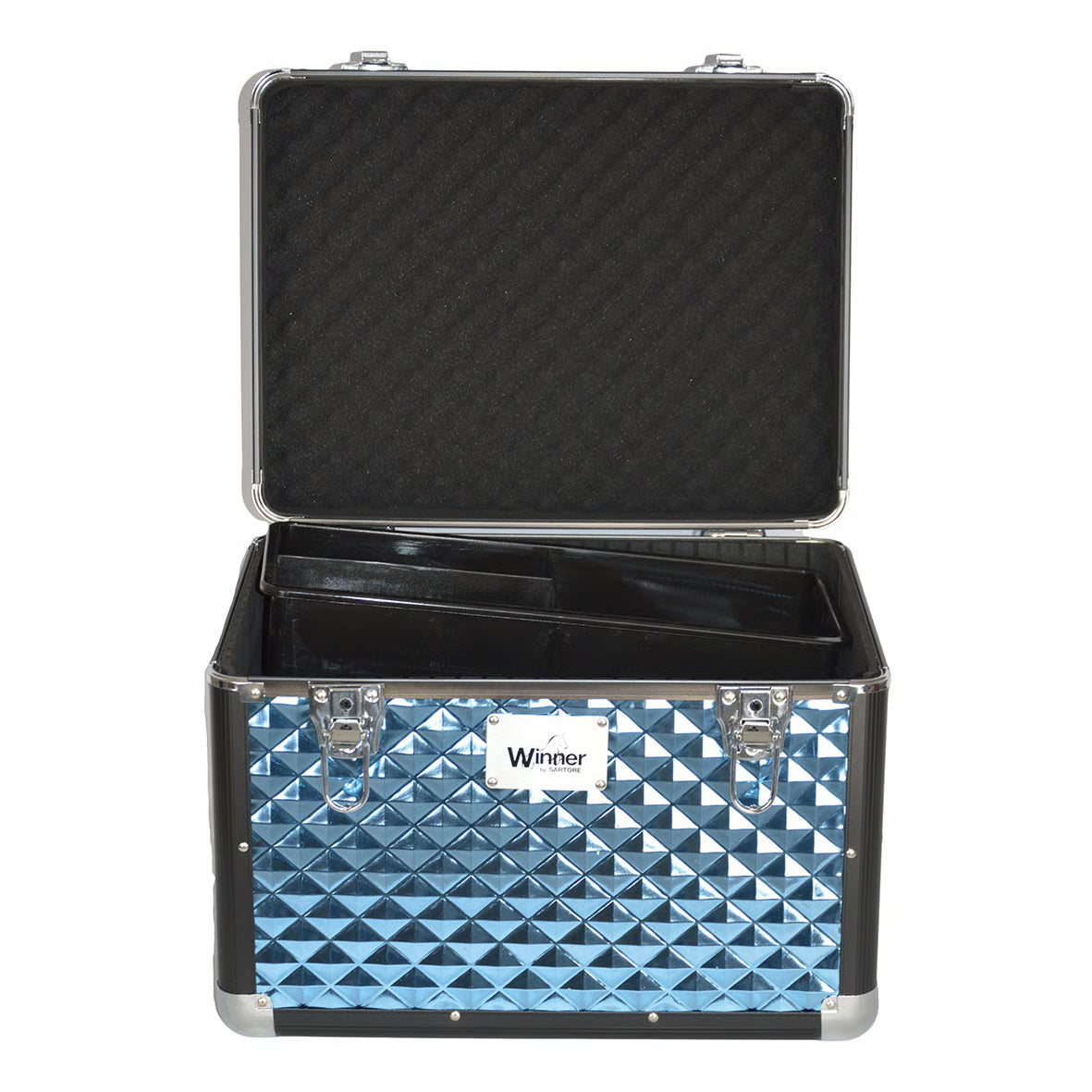 BAULETTO DIAMOND GROOMING AZZURRO 40X30X30 WINNER CON SEPARATORI