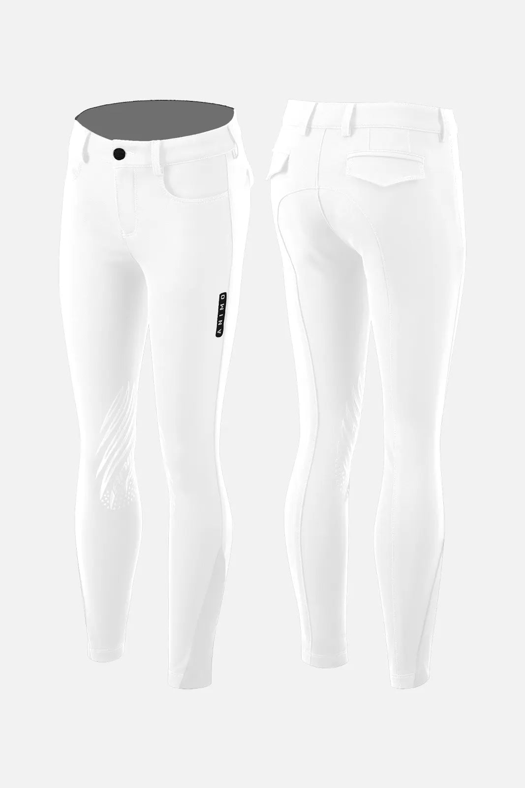 Pantalone bambino unisex modello Neneh Animo bianco