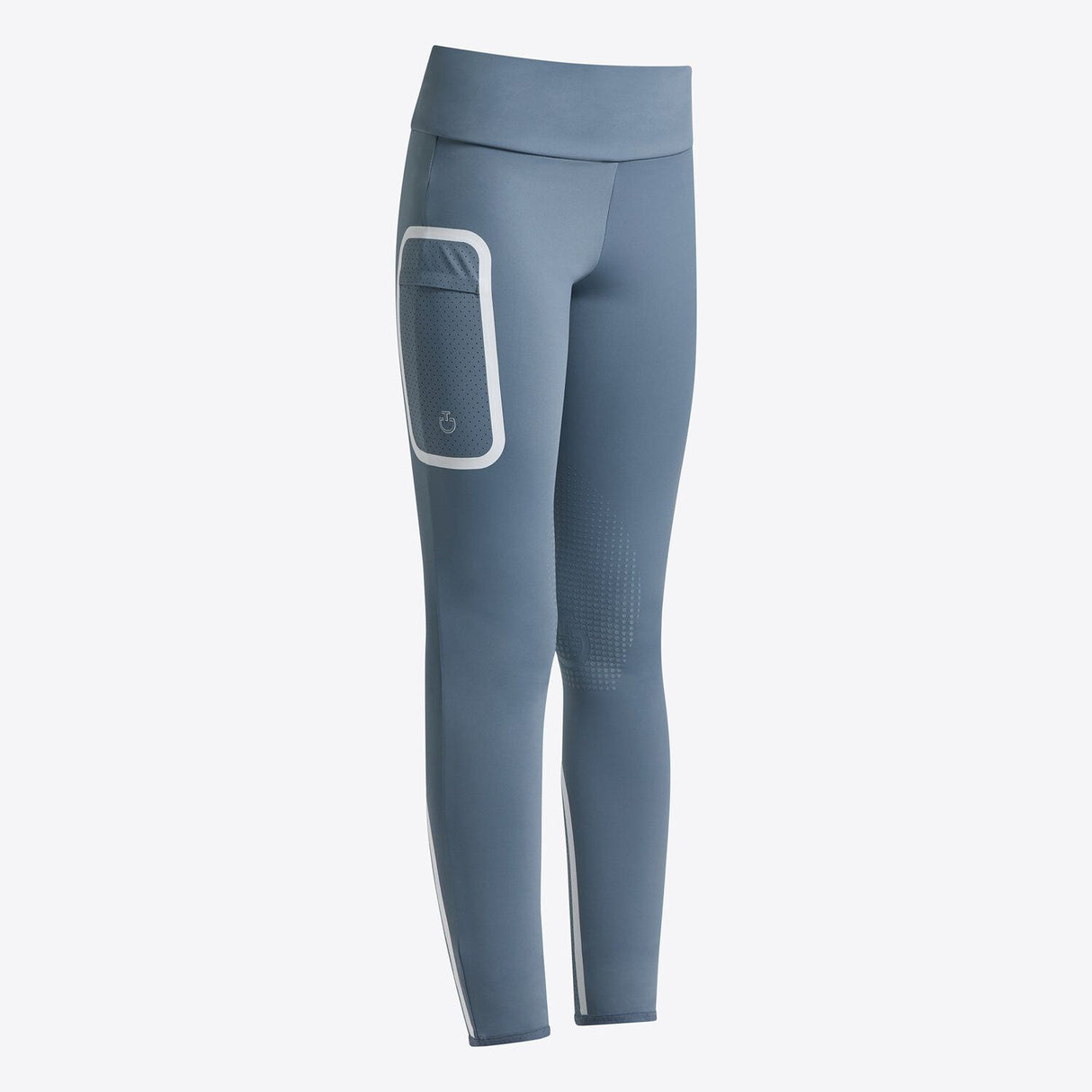 Leggings Cavalleria Toscana da bambina jumping grip al ginocchio