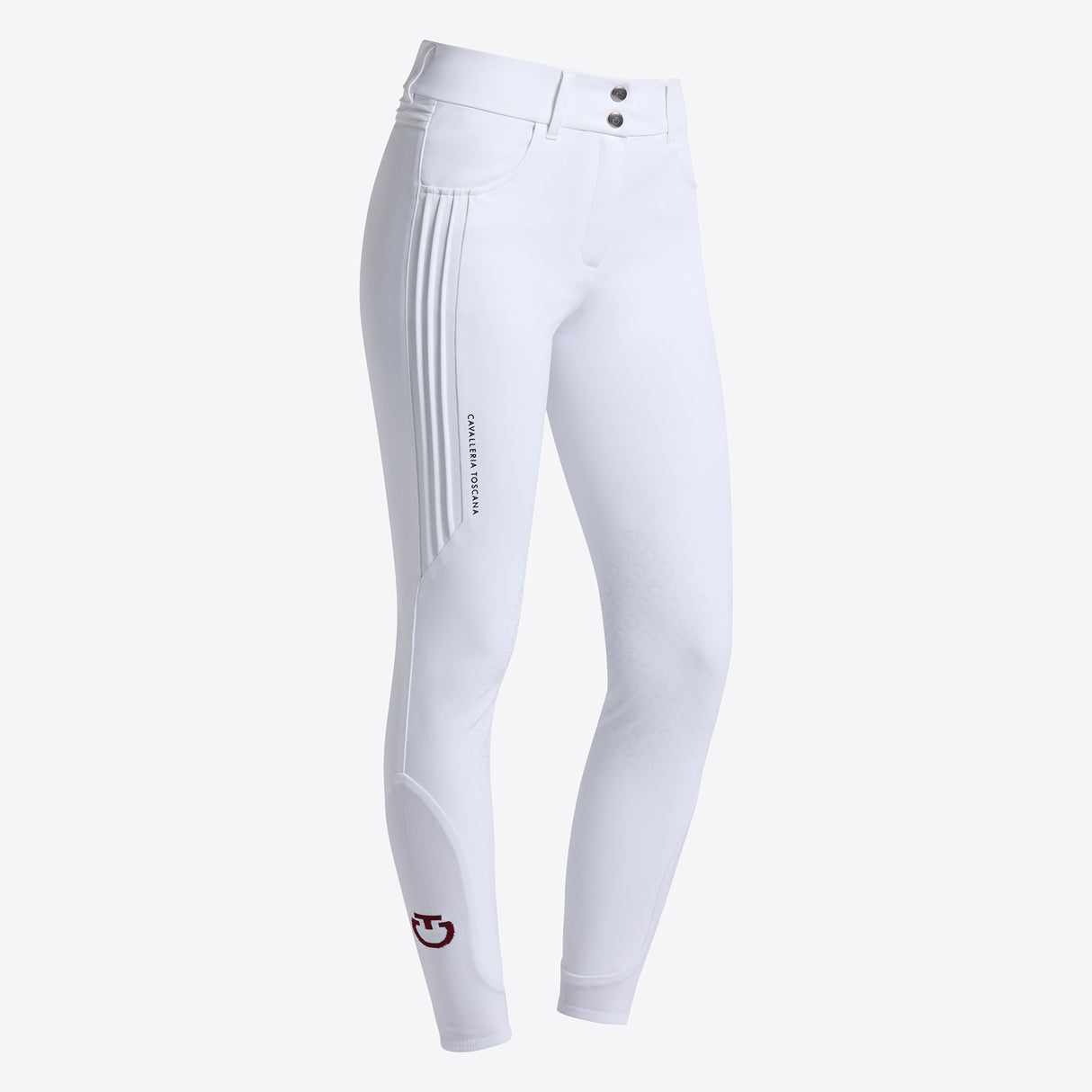 Pantalone donna Cavalleria Toscana con inserto pieghettato laterale