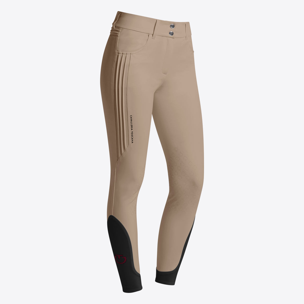 Pantalone donna Cavalleria Toscana con inserto pieghettato laterale