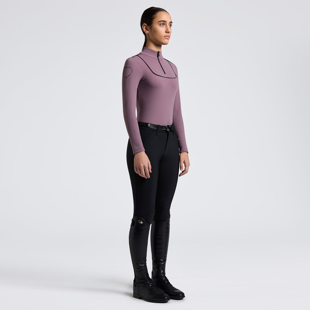 Polo Tecnica da bambina Cavalleria Toscana in Jersey Caldo