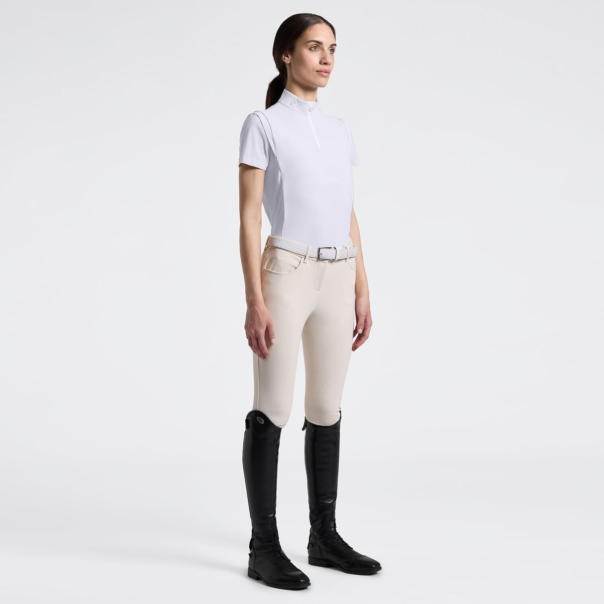 Polo da Training in Jersey a maniche corte da Donna | Cavalleria Toscana
