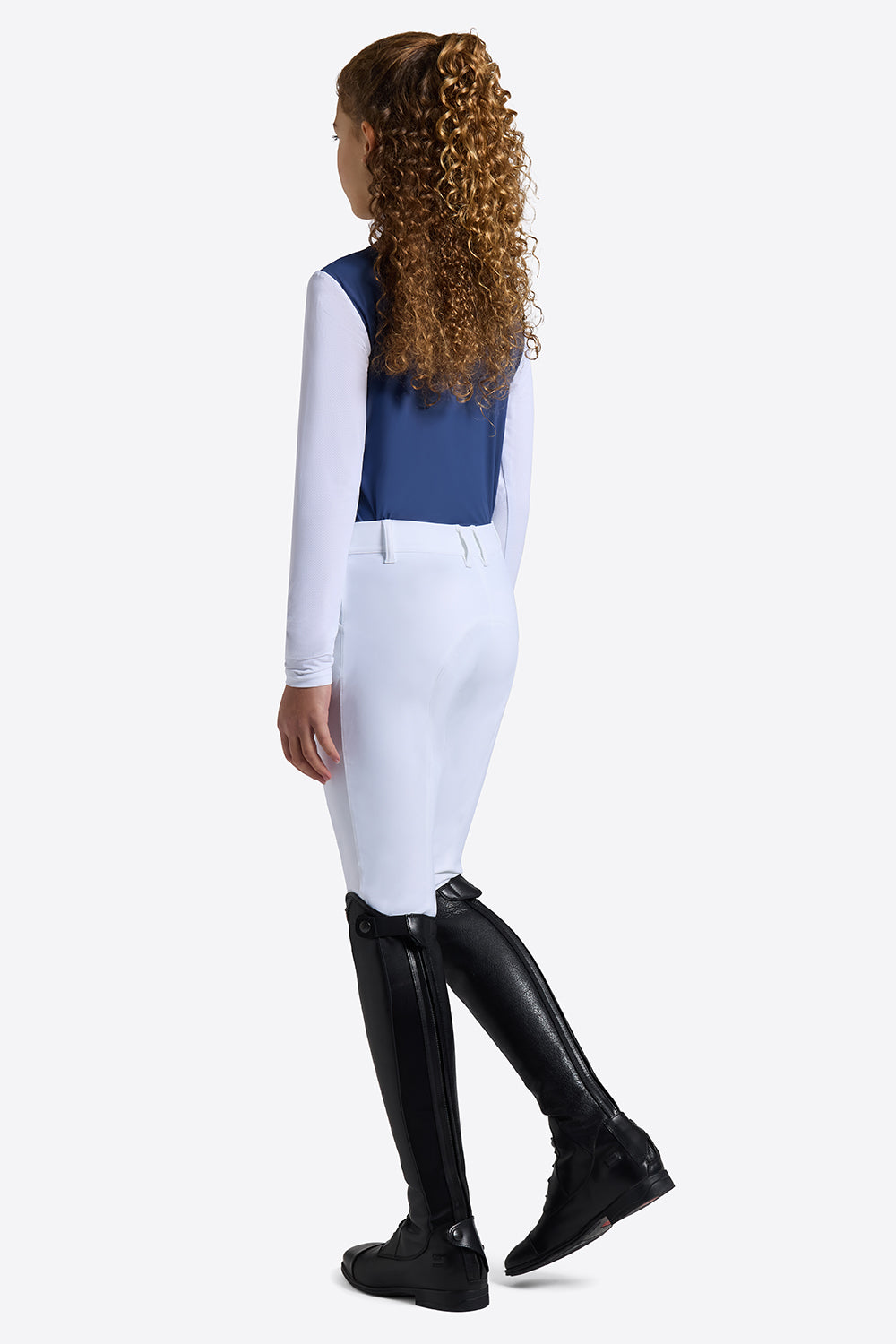 Camicia da Competizione Rider’s Gene da bambina in Jersey con Inserti Forati