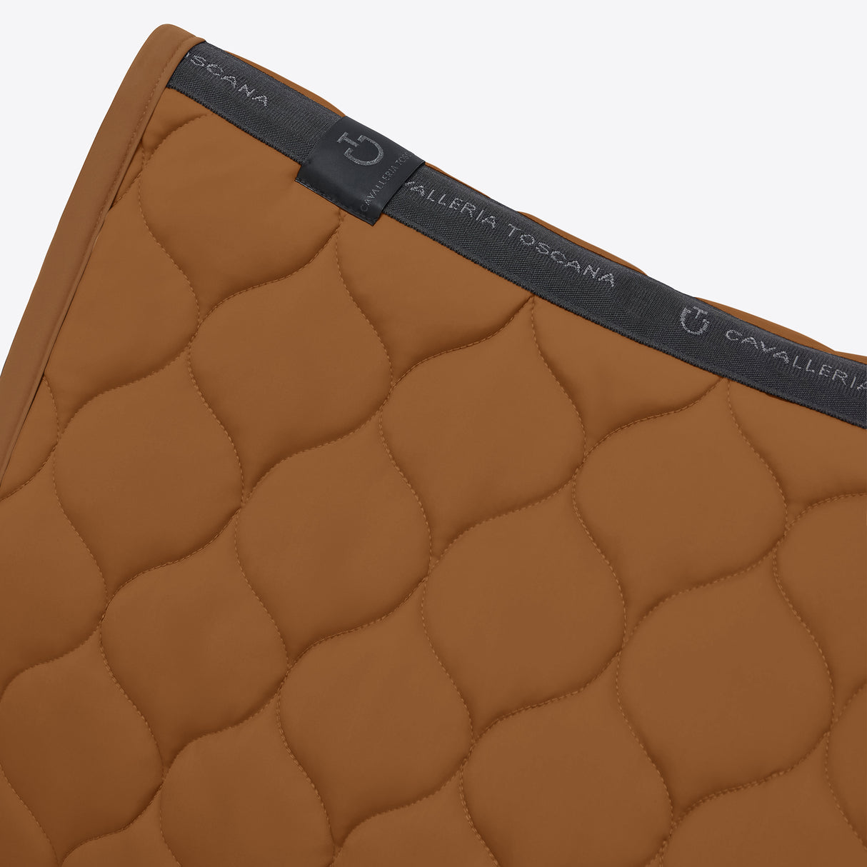 Set sottosella e cuffia Jumping Cavalleria Toscana in Jersey Tecnico senape